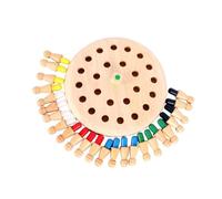 Toddmomy Wooden Memory Chess Game Board Educational Logic Thinking Training for - Traditional Wooden Memory for Family and School Use