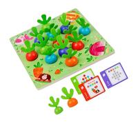 Toddmomy Wooden Memory Educational Logic Board Game for Cognitive Development Game for Boy Girl Early Learning and Fine Motor Skills Training