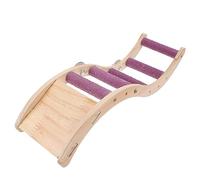 Toddmomy Wooden Parrot Climbing Ladder for Small Birds Wear Resistant Bird Playground for Cockatiels Parakeets Encourages Exercise and Balance Development