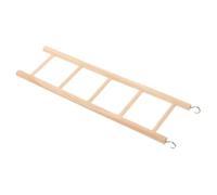 Toddmomy Wooden Parrot Climbing Ladder for Small Medium Birds and Hamsters Bright Color Bird Ladder with Steps Easy to Install Pet Activity Bridge for Cage Play and Chewing Enrichment