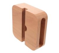 Toddmomy Wooden Phone Amplifier Stand with Acoustic Sound Boost Portable Desktop Cellphone Holder Enhancing Volume and Clarity Natural Wood Finish Speaker Dock for Smartphones