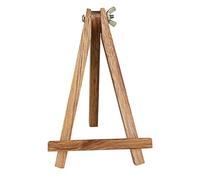 Toddmomy Wooden Phone Holding Stand Display Tripod Solid Structure Bearing-capacity Desktop Foldable Coffee Colour Phone Rack for Tablet and Painting