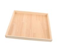 Toddmomy Wooden Sand Tray for Desktop Storage Box Portable Sandbox for Fine Motor Skills and Imaginative Play Indoor Outdoor Use for Home and Classroom Organization