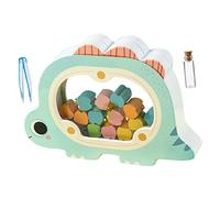 Toddmomy Wooden Tooth Saver Keepsake Box for Boy Girl First Tooth Holder Collection Organizer for Shower and Memory