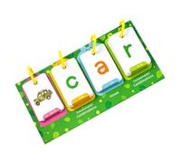 Toddmomy Word Learning Flash Cards for Early Education with Visual Recognition Cards Montessori Preschool Spelling and Reading Tools Thick Cardstock for Home School and Travel Use