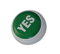 Toddmomy Yes Game Responder with Big Buttons No Battery Seven Sound Effects for Creative Gaming and Competition