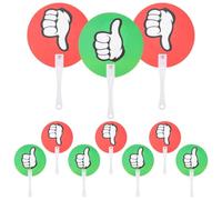 Toddmomy Yes No Voting Paddles with Double-sided Plastic Thumbs down Signs 40pcs for Classroom Interaction Portable Teaching Tool to Boost Teaching Effectiveness and Versatile
