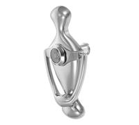 Toddmomy Zinc Alloy Door Knocker with Peephole Viewer for Home Front Door Security Stainless Steel Construction Simple Design with Classic Finish Safety Viewer for Easy Visitor