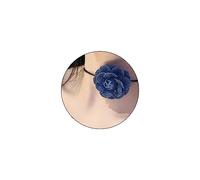 Todenb Black Velvet Big Rose flower Choker Collar Camellia Long Velvet Lace Necklace for Women Bride Wedding Party Summer Necklaces, No Material, No Gemstone