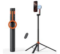 TODI 65" Magnetic Tripod for iPhone with Remote, Selfie Stick for iPhone Magsafe, Cell Phone Tripod Stand for Recording, Travel Tripod Compatible with 16/15/14/13/12 Series