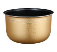 Todikaper Aluminum Alloy Rice For Cooker Inner Pot Replacement with Non-Stick Coating and Water Level Markings, Designed for Cooking Rice and Steamed Dishes (2L)