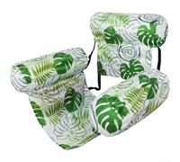 Todikaper Inflatable Water Lounger Raft for Adults, Quick Setup Pool Floating Chair Made of PVC for Leisure Time(Grass Green)