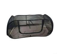 Todikaper Pop-Up Mesh Garden Bed Cover for Raised Planters, Breathable Sun Shade Cloche with Roll-Up Window, Bird Insect Protector for Vegetables Flowers, Foldable Outdoor Greenhouse(black)
