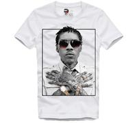 Todl E1SYNDICATE T Shirt VYBZ Kartel Reggae Dancehall Jamaica Weed Ganja Clark 3255-XL Black