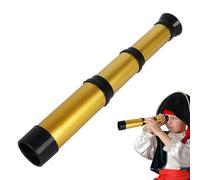 todler Telescope - 32x4.5x4.5cm Pirate Telescopic Monocular, Waterproof Pocket Mini Telescope Monocular | colapsible Spyglass Pirate Monoculars | Retractable Telescopes Toy for Kids Watching Games T