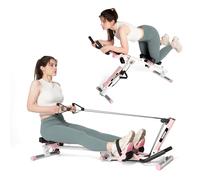 TODO 3 in 1 Rowing Machine for Home, Multifunctional Rowing Machine with 2 Intensities Adjustable, AB Machine Abdominal Rowing Fitness Quiet for Home Use, Maximum 120 kg