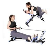 TODO 3 in 1 Rowing Machine for Home, Multifunctional Rowing Machine with 2 Intensities Adjustable, AB Machine Abdominal Rowing Fitness Quiet for Home Use, Maximum 120 kg
