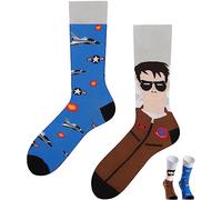 TODO COLOURS Casual Mix & Match Socks - WingPlayer Pilot - Multicoloured, crazy, colourful socks - Multicolour - 9-11