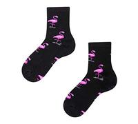 TODO Colours Flamingo Socks Kids - Flamingo Lover Kids - Motif, Colourful, Funny Socks for Girls and Boys, Flamingo Lover Kids, 9-11.5