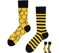TODO Colours Mismatched Crazy Fun Socks - Bee Bee Socks men, woman (9-11)