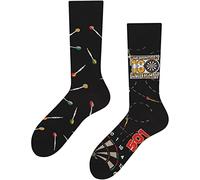 TODO Colours Mismatched Crazy Fun Socks with Motif Mens and Womens - Full of Colors (5.5-8.5, Darts)