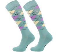 TODO Comodo STPDJ Checked Riding Socks Riding Knee Socks Cotton Socks Women Men Children, STPDJ - RS10, 39-42