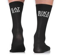 TODO Cycling Socks Men and Women. Breathable Bike Socks. Funny Cycling Socks Bike Motif, Womens, Biking Socks (Bike Repeat CA, 43-46)