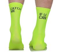 TODO Cycling Socks Men and Women. Breathable Bike Socks. Funny Cycling Socks Inscription Womens, Biking Socks (Catch Me ZT, 43-46)