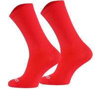 TODO Cycling Socks Men and Women. Breathable Bike Socks. Proffesional Cycling Socks Womens, Single Color Aero Socks Cycling (Cycling Red, 43-46)