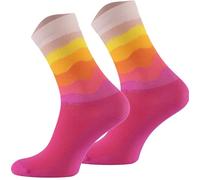 TODO Cycling Socks Women and Men. Breathable Bike Socks. Proffesional Cycling Sock. Cycling Socks Womens, Multi Color Aero Socks Cycling (Pink Lake, 35-38)