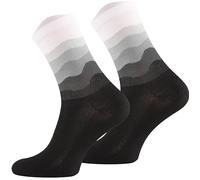 TODO Cycling Socks Women and Men. Breathable Bike Socks. Proffesional Cycling Socks (Icelandic Gravel, 35-38)