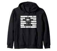 Todo esta bien confia en tu gobierno blanco Zip Hoodie