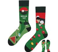 TODO Funny socks with motif for men and women - fun cool socks - colourful, multicoloured, crazy, Billiards, 43-46