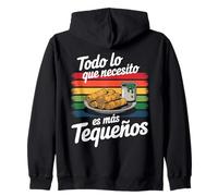 Todo Lo Que Necesito Es Más Tequeños Zip Hoodie