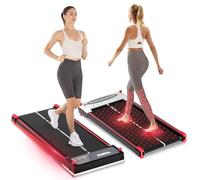 TODO Massage Walking Pad Treadmill with Incline, App, Dual-Sided Under Desk Treadmill with Foot Massage, 2 in 1 Walking Machine for Home/Office, 1-6km/h