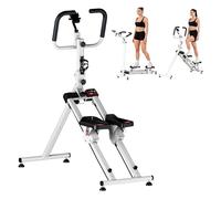 TODO Stair Stepper with 3 Modes, Stepper Exercise Machine for Home, Vertical Climber Leg and Glute Training, Foldable Stair Climber with LCD Monitor, 330lbs Weight Capacity