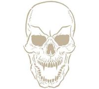 TODO-STENCIL Stencil Airbrush Skull 027. Exterior dimensions: 20 x 30 cm. Internal dimensions: 15 x 25 cm
