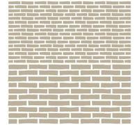 TODO-STENCIL Stencil Mini Deco Background 093 Wall Bricks Exterior Measurements: 12 x 12 Internal Measurements: Design 10 x 10 cm