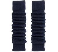 TODO Warm Wool Women's Leg Warmers - above Knee Long, Soft (Navy)