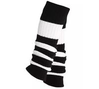 TODO Women's Warm Leg Warmers With Wool - Soft, Flexible, Long for Winter When It's Cold - Black and White, Universal Damen