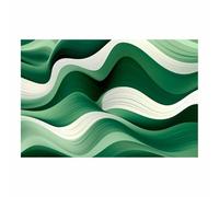 TODOAA Abstract Canvas Wall Art Graffiti Colorful Fluid Black and White Large Prints Picture Poster for Living Room Bedroom Bathroom Wall Decor, Modern Artwork(Green)-20x30cm Unframed