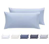 Todocama Set of 2 Extra Soft Hypoallergenic Microfibre Pillow Cases