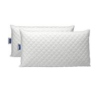 Todocama - Viscogel Memory Foam Pillow with Flakes 100% Viscogel Stretch Fabric, Medium Firmness - High (All Sizes Available) (2 x 75 cm)