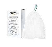 TODOKU JAPAN Rich Bubble Face Wash Soap Net, 4 Layer Mesh, Marshmallow Whip Maker (TURQUOISE)