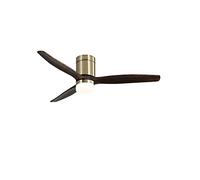 TODOLAMPARA Ceiling Fan DC Motor Model Aguilon Bronze 3 Oak Blades 5 Speeds Remote Control Timer Quiet and Energy Saving Winter Summer Mode Large