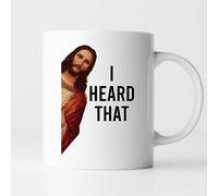 TODOLIA - 11Oz Jesus Coffee Mug - Funny Jesus Meme, Christian Gift, Ceramic Glossy Mug for Family, Friend, Coworker