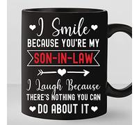 TODOLIA -11Oz- Son-In-Law There's Nothing You Can Do About It Coffee Mug, Funny Son In Law Coffee Mug, Bonus Son Mug, Son-In-Law Mug Gift, Ceramic Glossy Mug Gift For Family, Friends, Coworkers