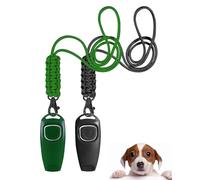 TODREMOU Dog Whistle Recall Training 2 Pack-Professional High Pitch-Can Be Heard By Human Ears