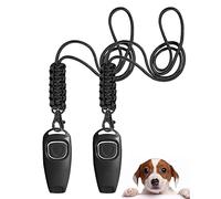 TODREMOU Dog Whistle Recall Training 2 Pack-Professional High Pitch-Can Be Heard By Human Ears