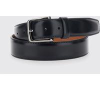 TOD'S Classic Smooth Leather Belt with Metal Buckle - Size: 90 - male